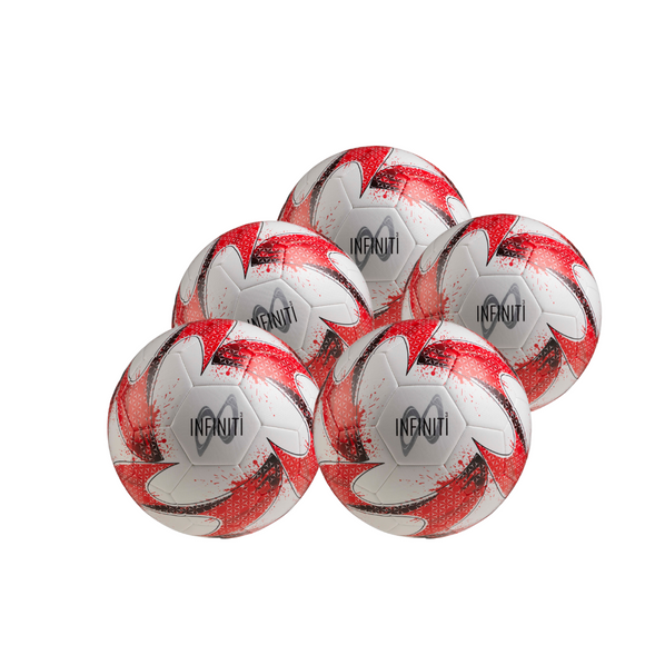 12 x Samba Training Balls - White/Red/Black ***10% MULTI-BALL DISCOUNT***