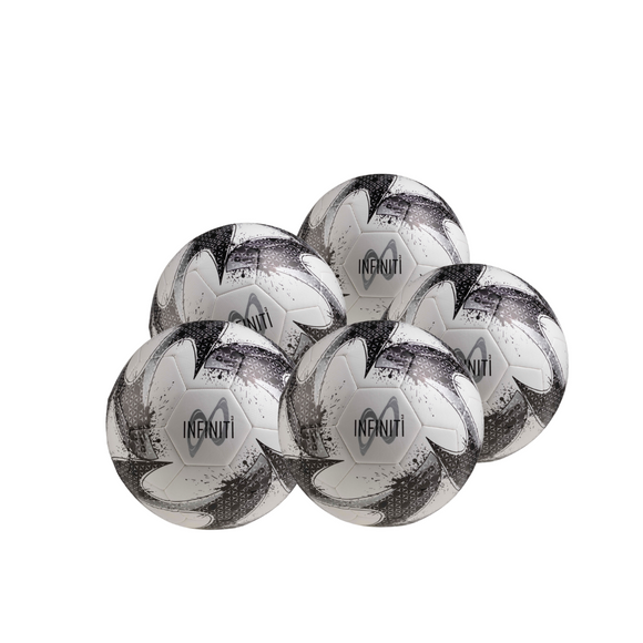 12 x Samba Training Balls - Silver/White/Black ***10% MULTI-BALL DISCOUNT***
