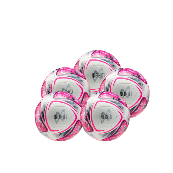 12 x Samba Training Balls - White/Pink/Navy ***10% MULTI BALL DISCOUNT***